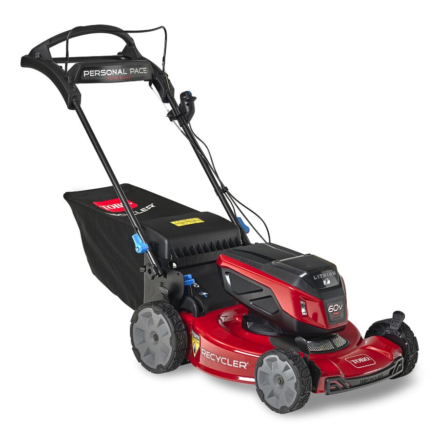 Toro 21467 60V Max Mower 22-Inch Recycler w/ Personal Pace and 6.0Ah Battery