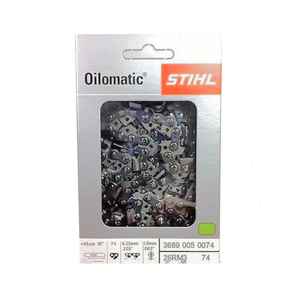 Stihl 3689 005 0074 Chainsaw Chain 18 In. 26RM3 74