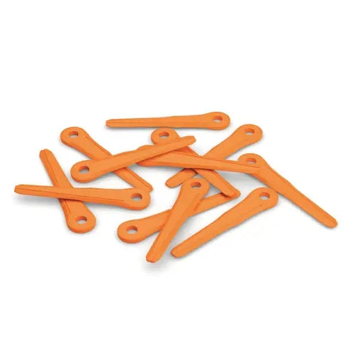 Stihl 4002 007 1000 Poly Blades For Battery Trimmer 12pk