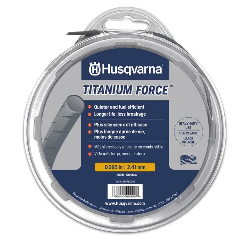 Husqvarna .105 1/2 Pound Spool TITANIUM LINE#639005103