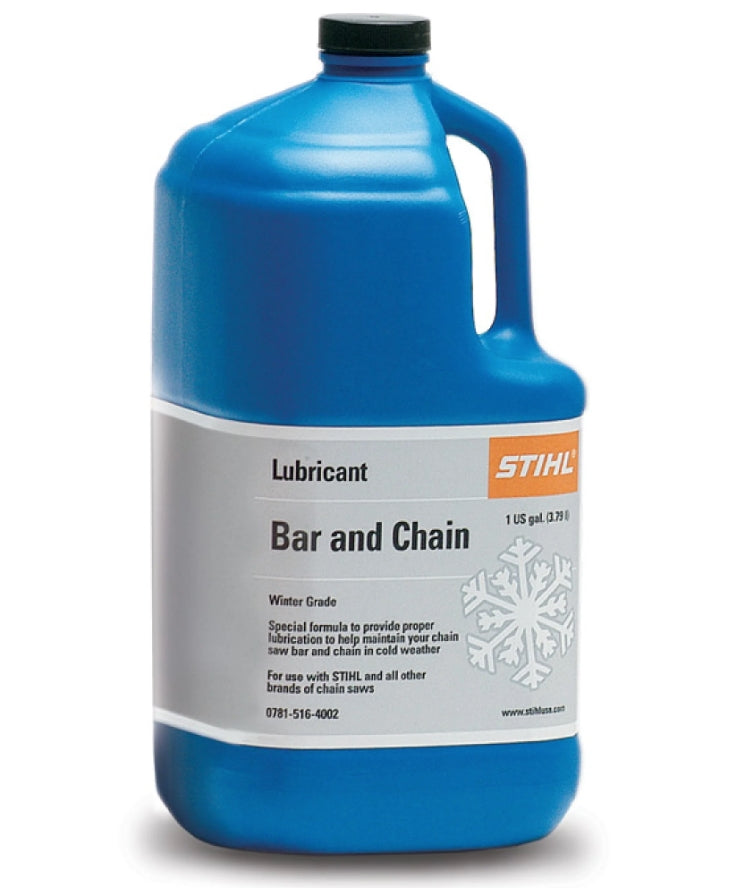 Stihl 0781 516 4002 Bar & Chain Oil Winter Blue 1 Gallon