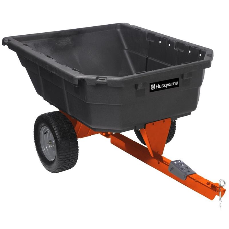 Husqvarna 12.5 CU FT Poly Swivel Dump Cart #584401901