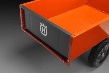 Husqvarna 12 CU FT Steel Swivel Dump Cart #588208804