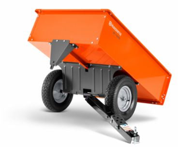 Husqvarna 12 CU FT Steel Swivel Dump Cart #588208804