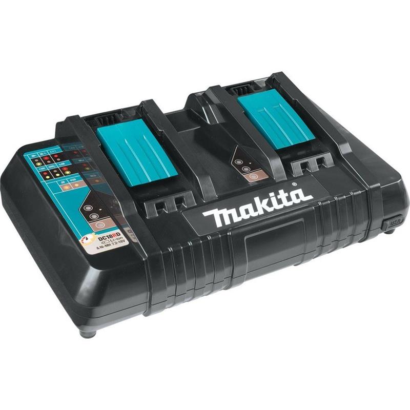 Makita 18V LXT Dual Port Rapid Charger #DC18RD