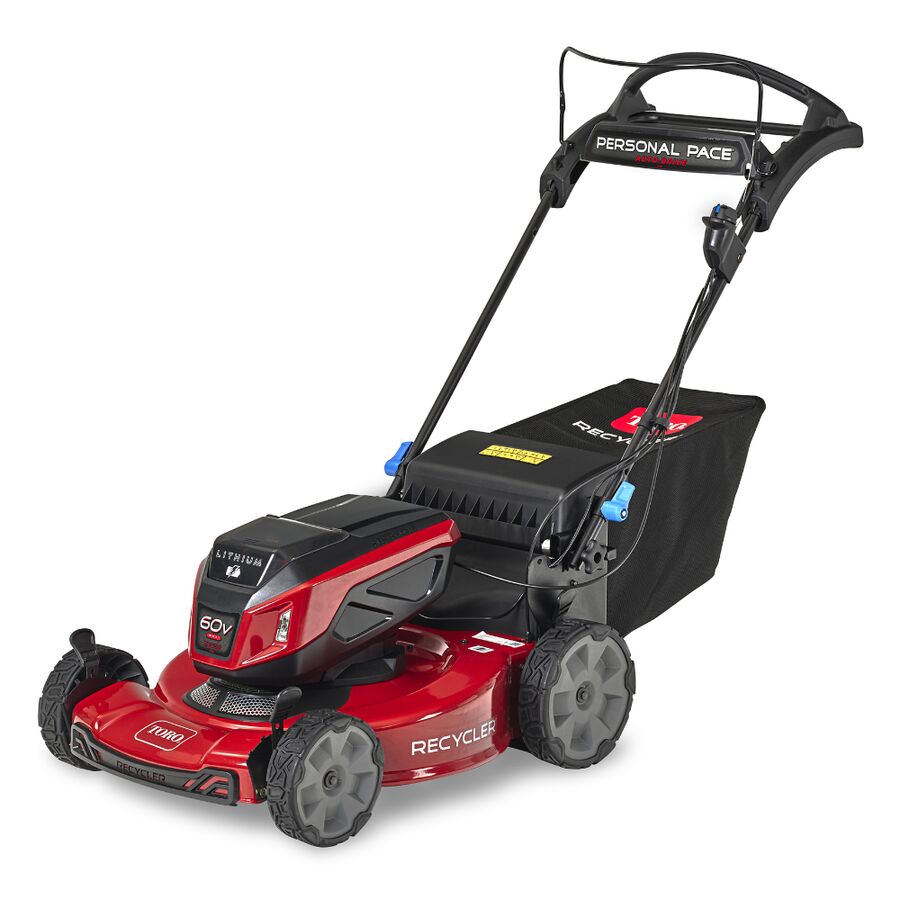 Toro 21467 60V Max Mower 22-Inch Recycler w/ Personal Pace and 6.0Ah Battery