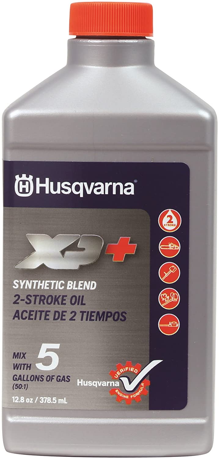 Husqvarna XP Plus 50:1 Synthetic 2-Stroke Oil 5-Gallon Mix 12.8oz Bottle #593152304