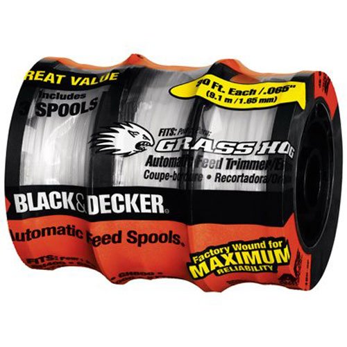 Black & Decker .065 30ft Line Spools 3 pack #AF-100-3