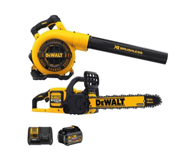 DeWalt 60V Chainsaw/Blower Combo Kit 9Ah #DCKO667X1