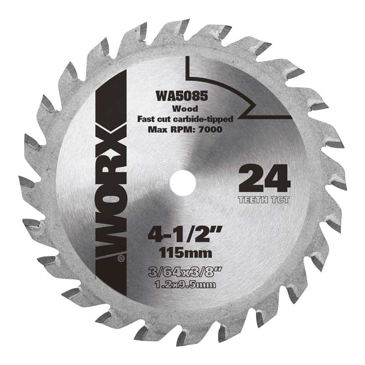 WORX 4-1/2" 24T Compact Circular Saw Blade #WA5085